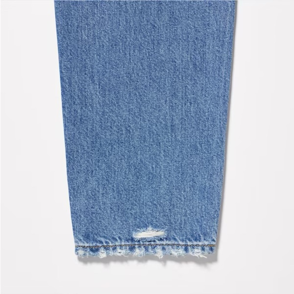 Uniqlo High Raise Classic Blue Women's Jeans - Picture 7 of 9